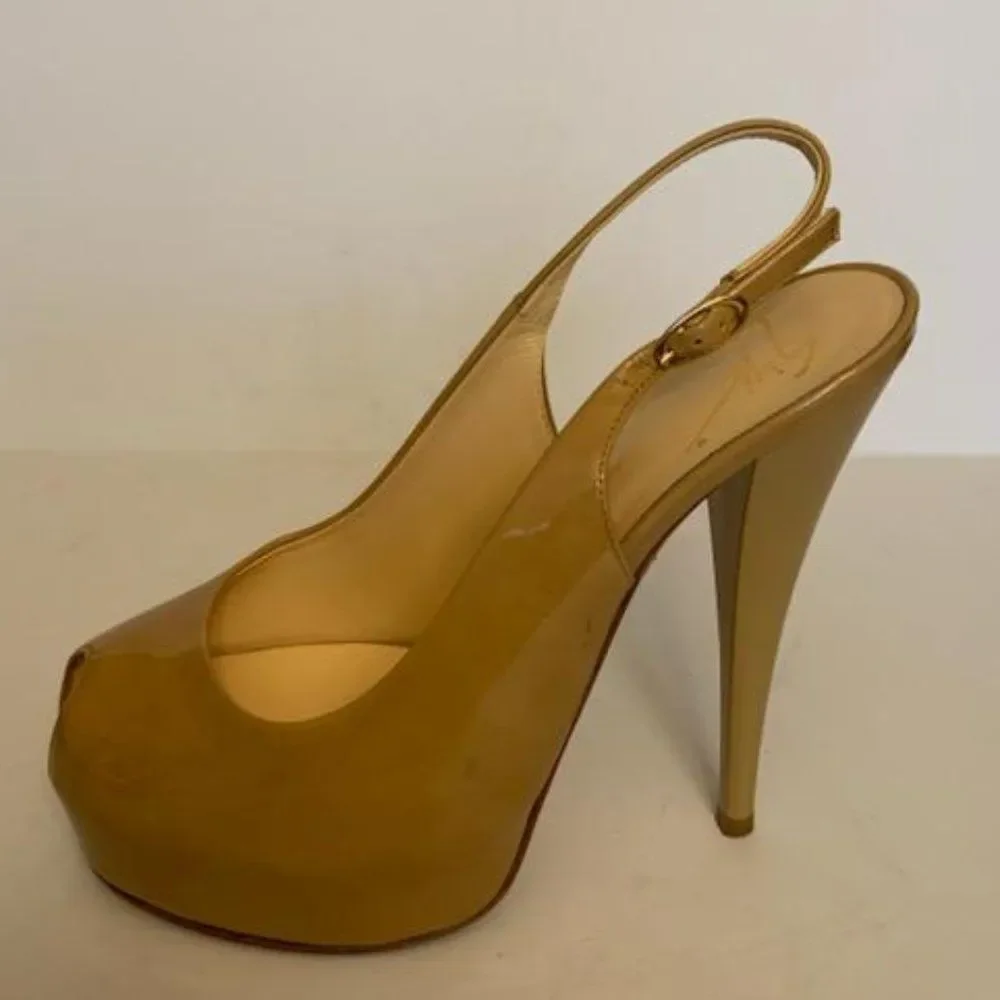 Giuiseppe Zanotti Design PeepToe Stiletto Size 7.5 - Picture 4 of 16